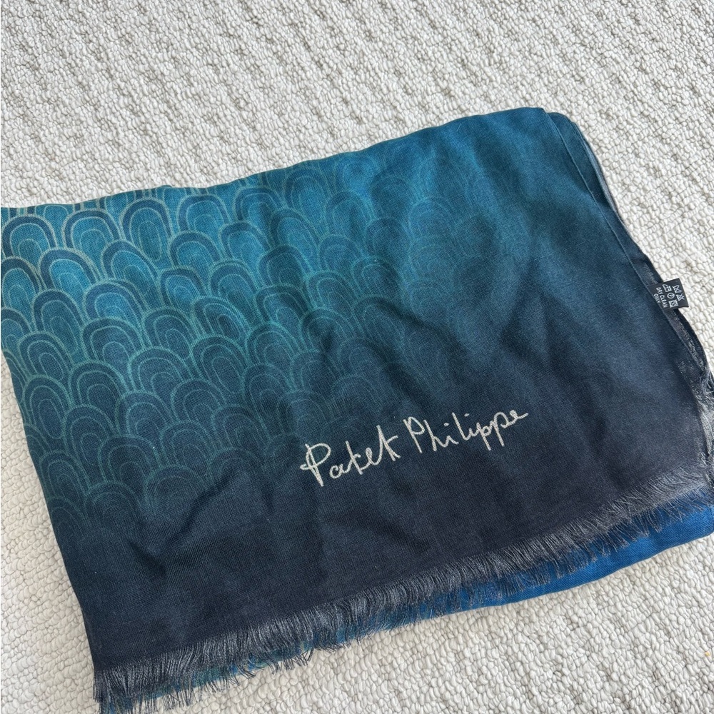 Patek Philippe Teal Cashmere Scarf